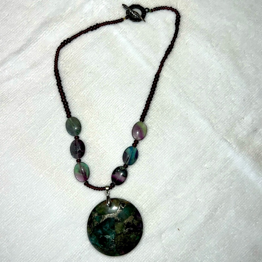Handmade beaded necklace
